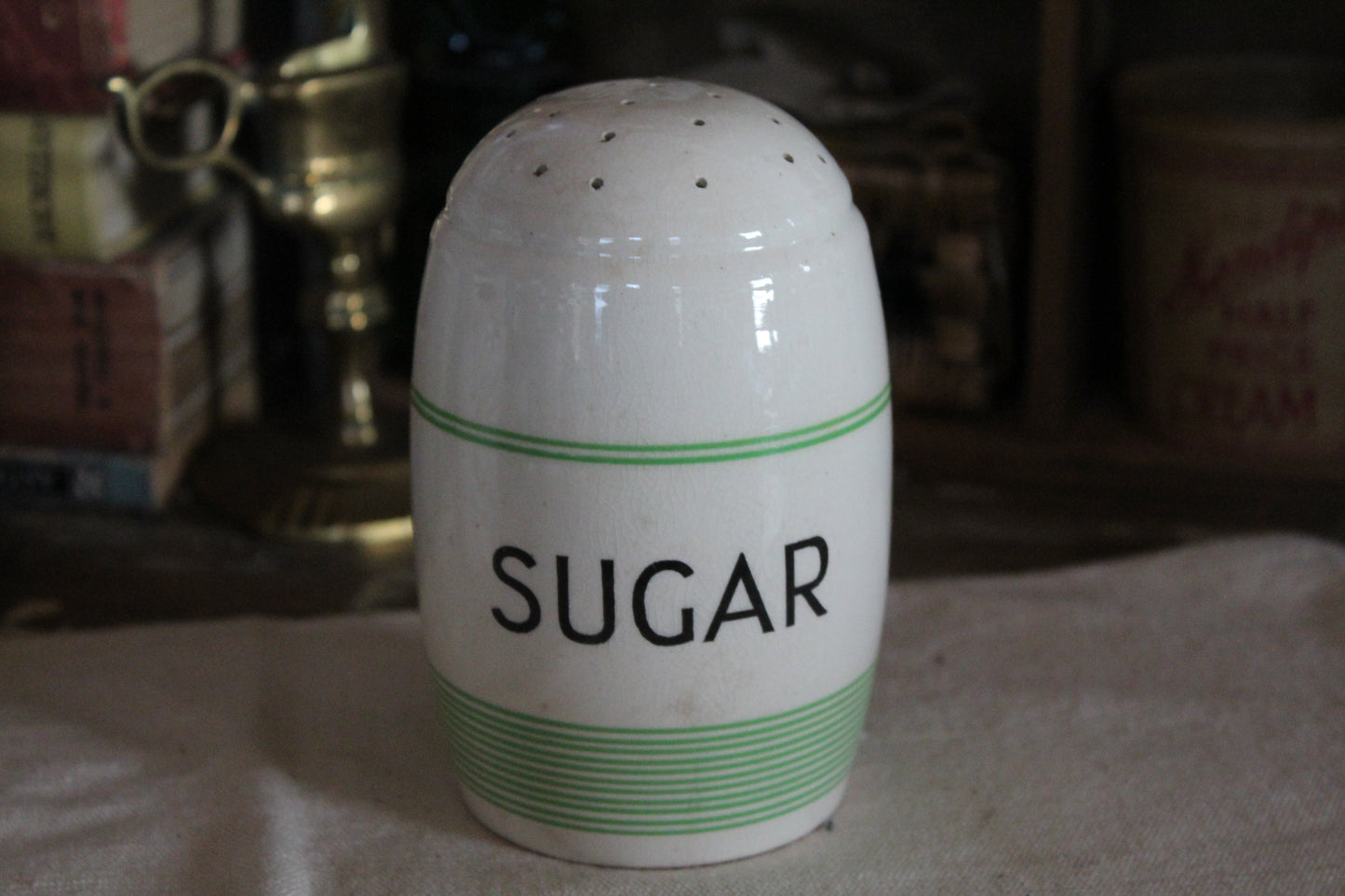 Kleen Kitchenware Sugar Shaker, Vintage Sugar Shaker, Vintage Sugar Shifter, Vintage Sugar Pot, Vintage Sugar Sifter Sugar Shaker 1930S