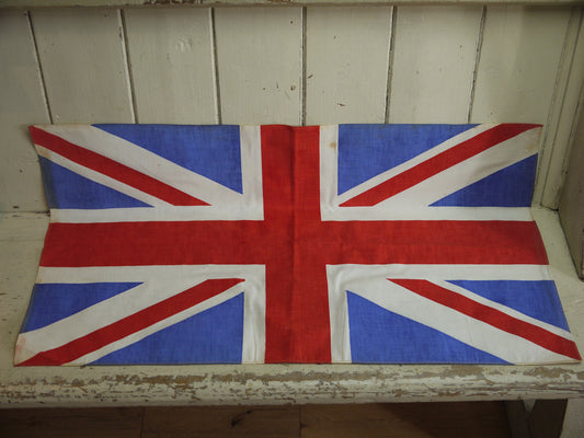 Vintage Union Jack Flag - Decorative Union Jack - British Flag - Vintage Flag -British Made Circa 1950