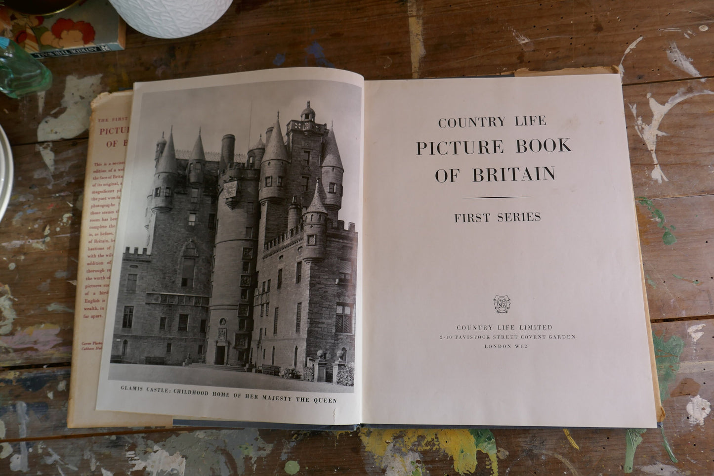 Vintage England Guide Book - Picture Guide Book - English Book - England Map - British guide book - Vintage Maps - Map Book - Photo book