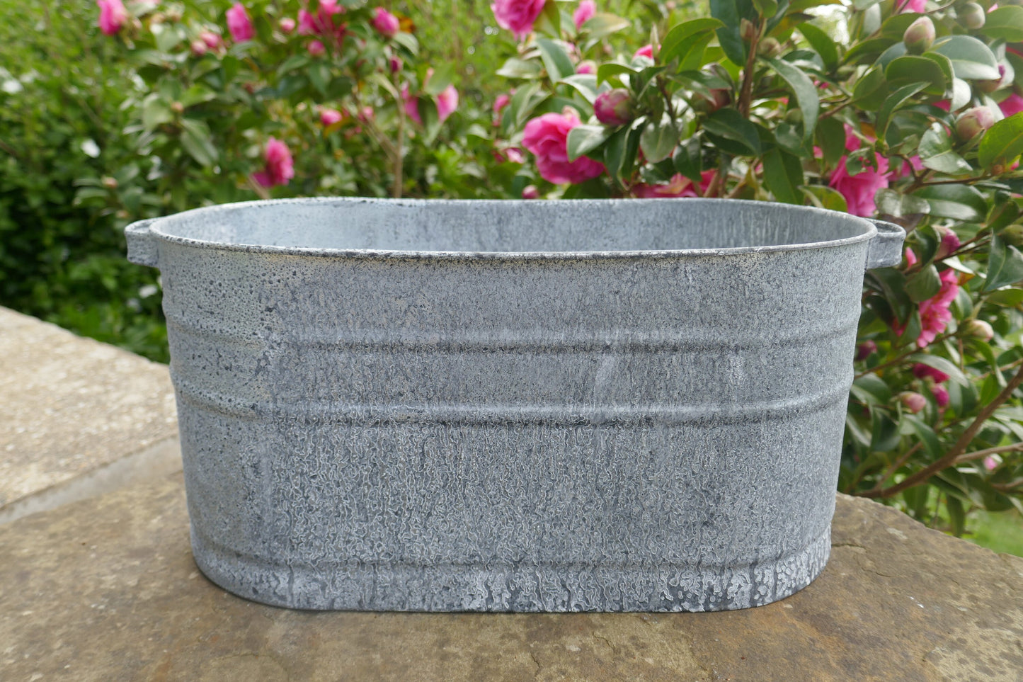 Vintage Garden Planter - Vintage Galvanised Zinc Planter - Vintage Planter - Zinc Planter - Indoor Planter - Garden Planter - Planter - Pot