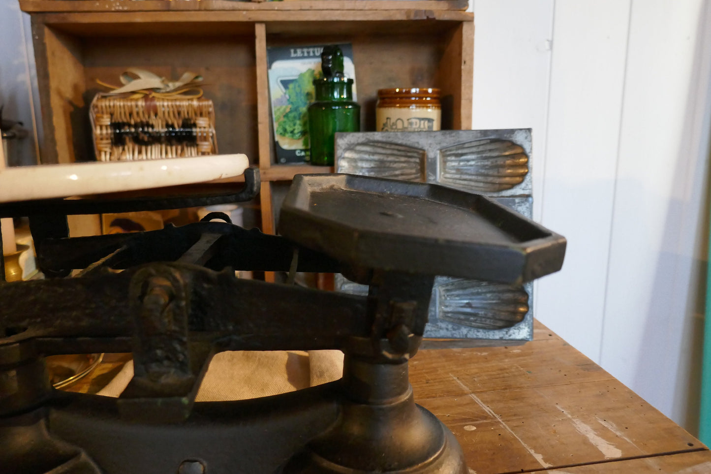 Antique Scales - Circa 1850s -  Weighing Scales - Antique Shop Scales - Kitchen Scale -Vintage Scale - Farmhouse Scale