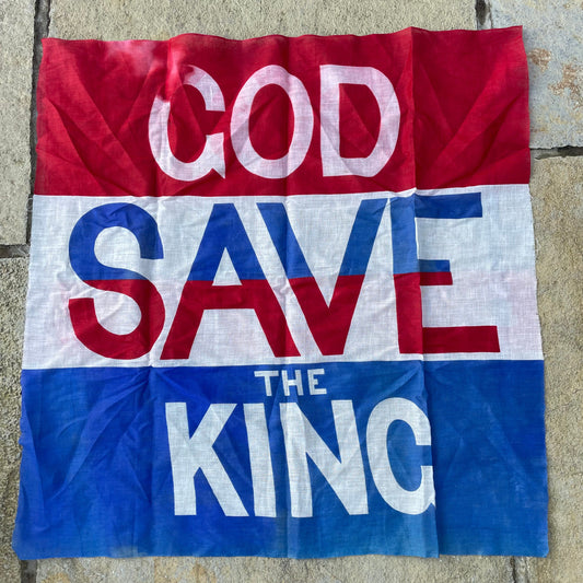 RARE British Flag - God Save the King Flag - Decorative  British Flag - Vintage Flag  - God Save the King Flag - UK Flag - Union Jack 1930s