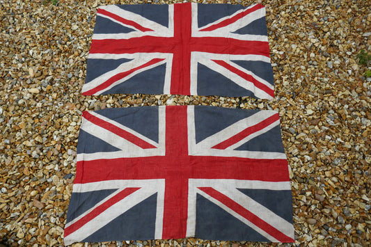 Vintage Union Jack Flag - Decorative Union Jack - British Flag - Vintage Flag -British Made Circa 1950