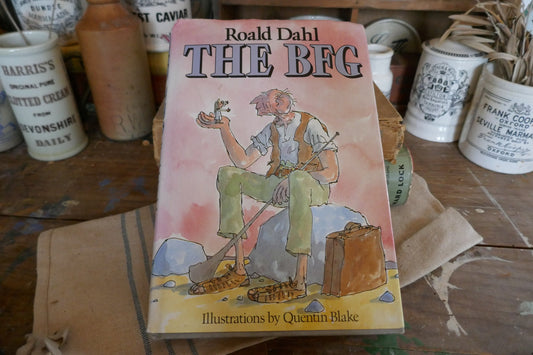 Vintage The BFG Book - Vintage Roald Dahl Book - Nursery Book - Nursery Decor - Christening Gift - Vintage Book - English Childrens Book