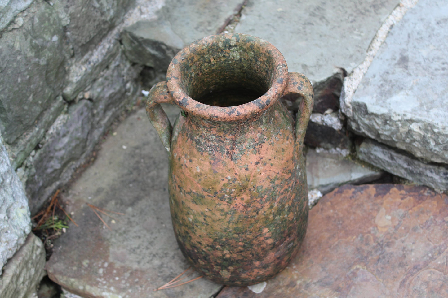 Vintage Terracotta Pot, Vintage Terracotta Urn, Vintage Garden Urn, Vintage Planter, Vintage Terracotta Pot, Flower Pot, Rustic Pot, Planter