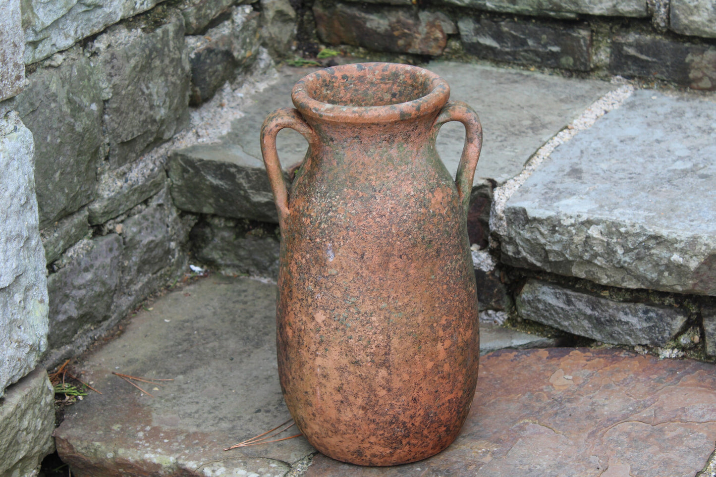 Vintage Terracotta Pot, Vintage Terracotta Urn, Vintage Garden Urn, Vintage Planter, Vintage Terracotta Pot, Flower Pot, Rustic Pot, Planter