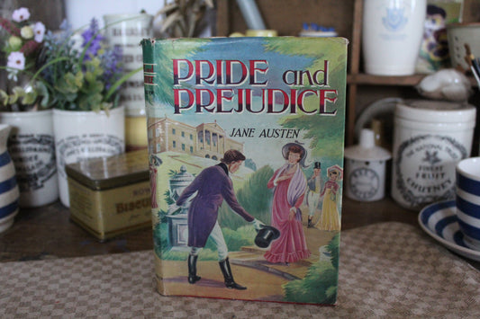 Vintage Jane Austen Book, Pride and Prejudice,  Jane Austen Book, 1950s Edition Jane Austen, Vintage Book - Antique Book - Jane Austen