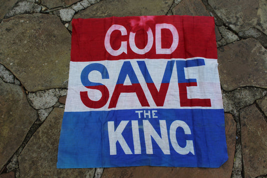 RARE British Flag, God Save the King Flag, Decorative  British Flag, Vintage Flag, God Save the King Flag, UK Flag, Union Jack 1930s