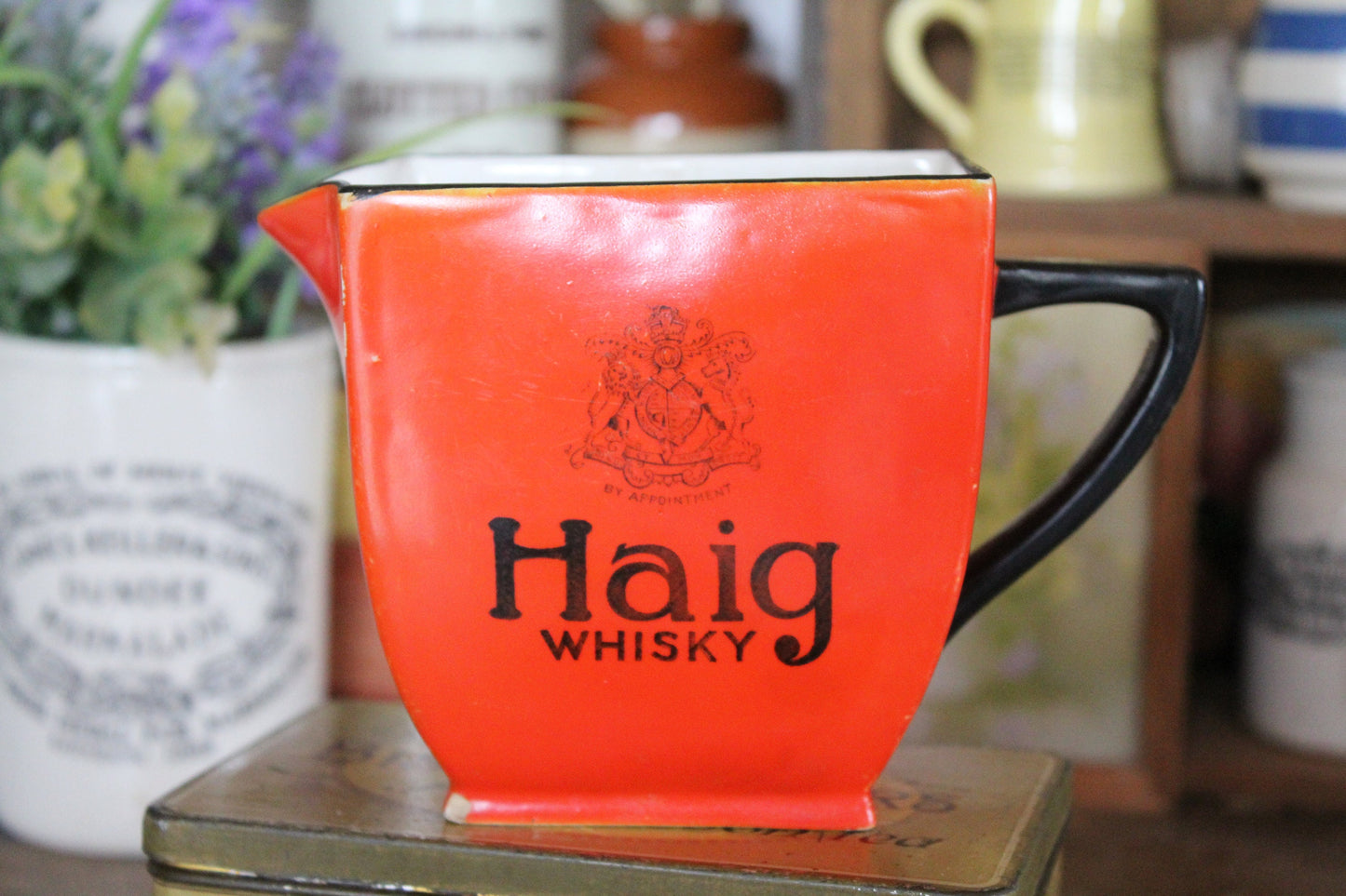 Carltonware Haig Whisky Jug, Whiskey Jug, Whisky Jug, Carltonware Pottery, Pitcher, Vintage Jug, Vintage Whisky Jug, Vintage Haig Jug, Jug