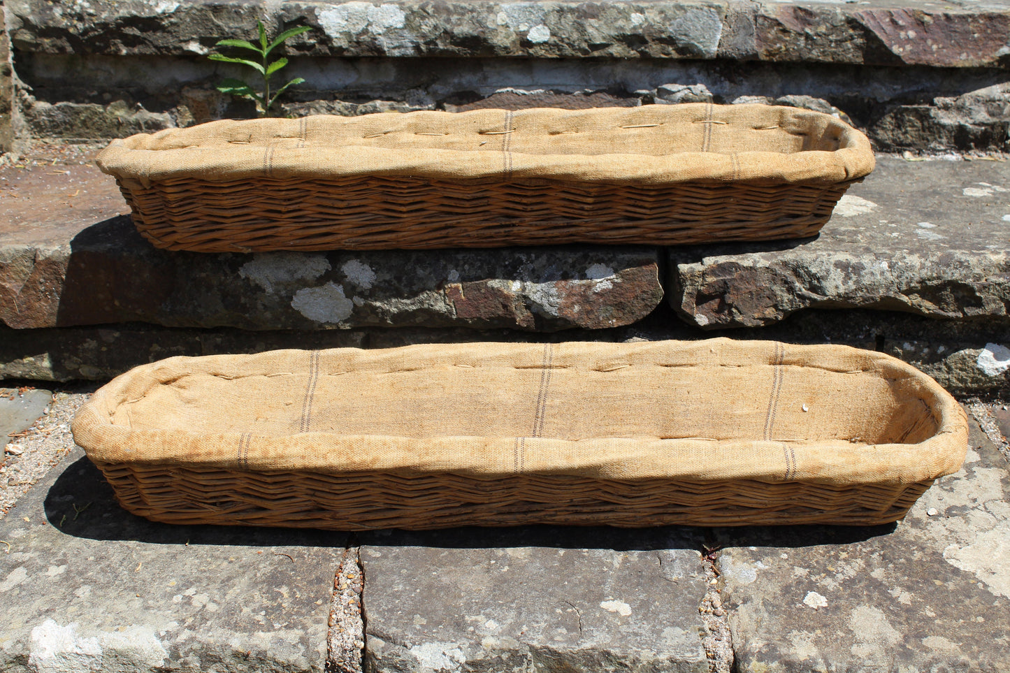 Vintage French Baguette Basket, French bread basket, baguette basket, vintage wicker basket, french basket, wicker bread basket, storage