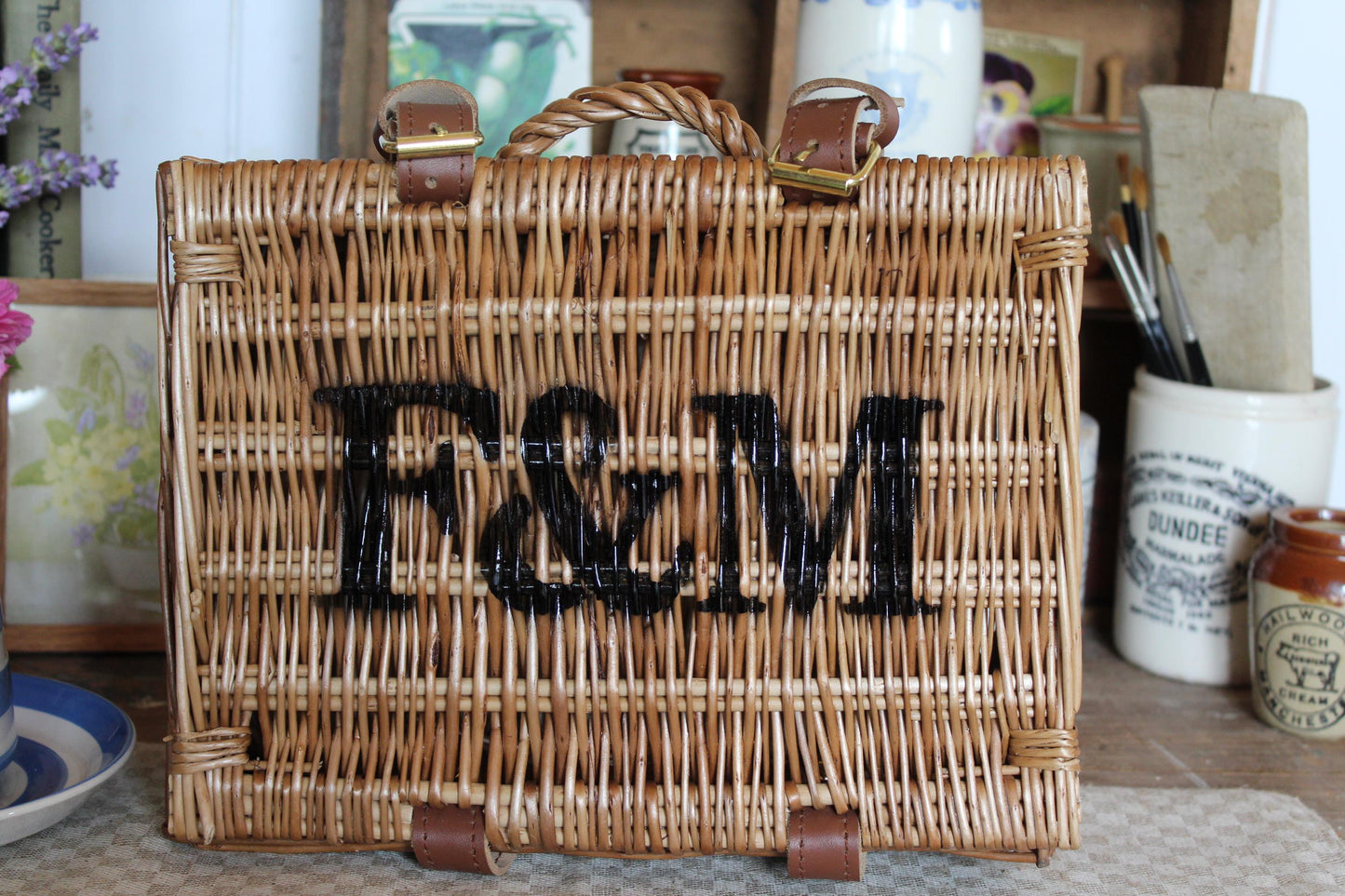 Fortnum and Mason Vintage Picnic Hamper, Vintage Picnic Hamper, Picnic Basket, Picnic Hamper, Vintage Basket, Fortnum and Mason Hamper