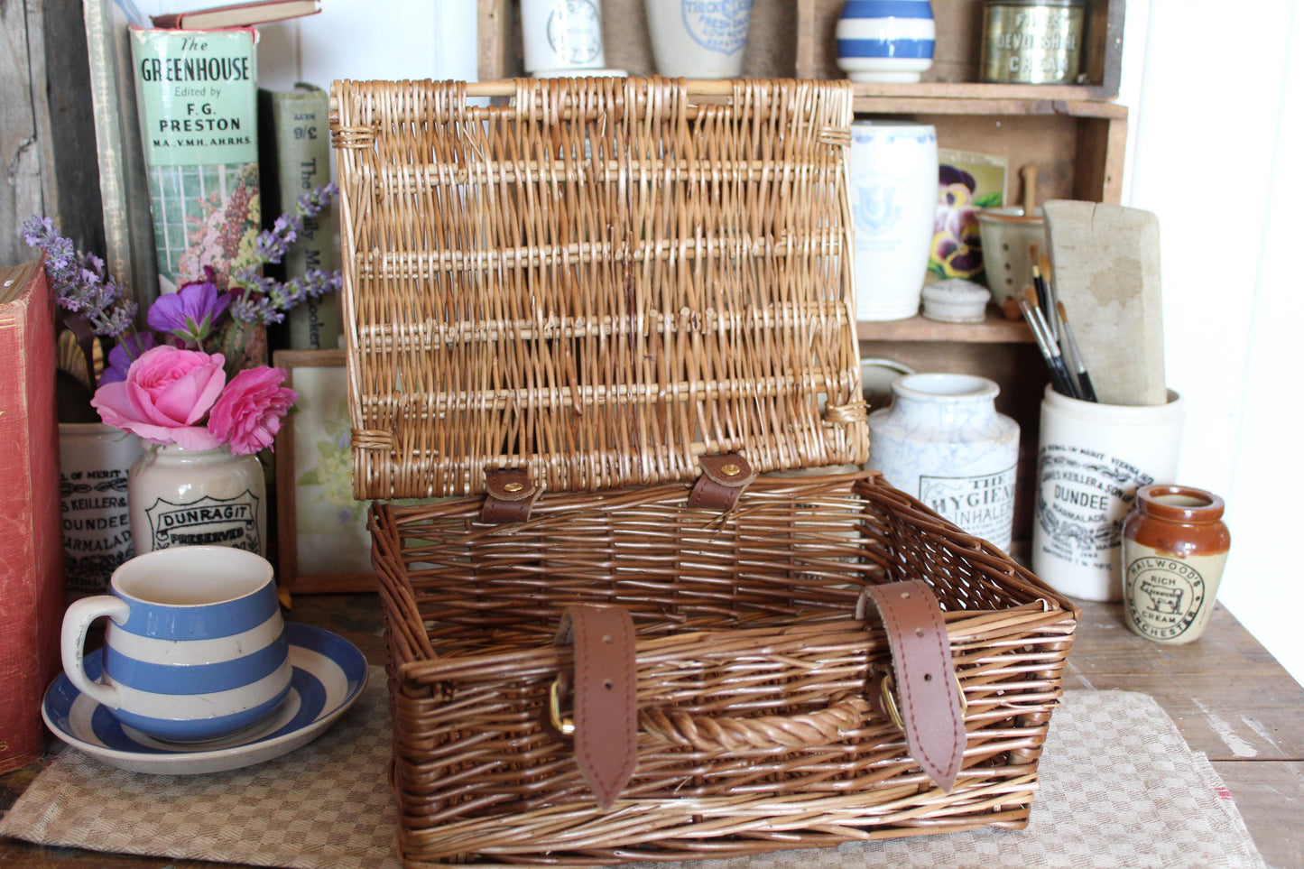 Fortnum and Mason Vintage Picnic Hamper, Vintage Picnic Hamper, Picnic Basket, Picnic Hamper, Vintage Basket, Fortnum and Mason Hamper