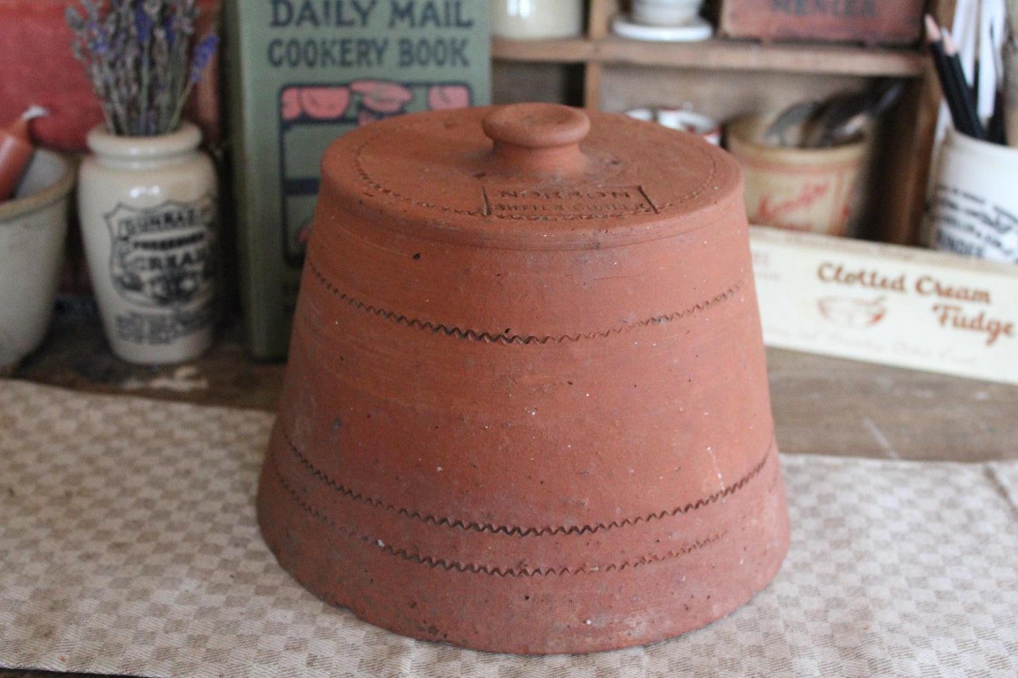 Rare Antique Rustic Milk Cooler - Antique Milk Bottle - Antique Advertising crock - Vintage Advertising Bottle  Ceramic Bottle - Milk Bottle