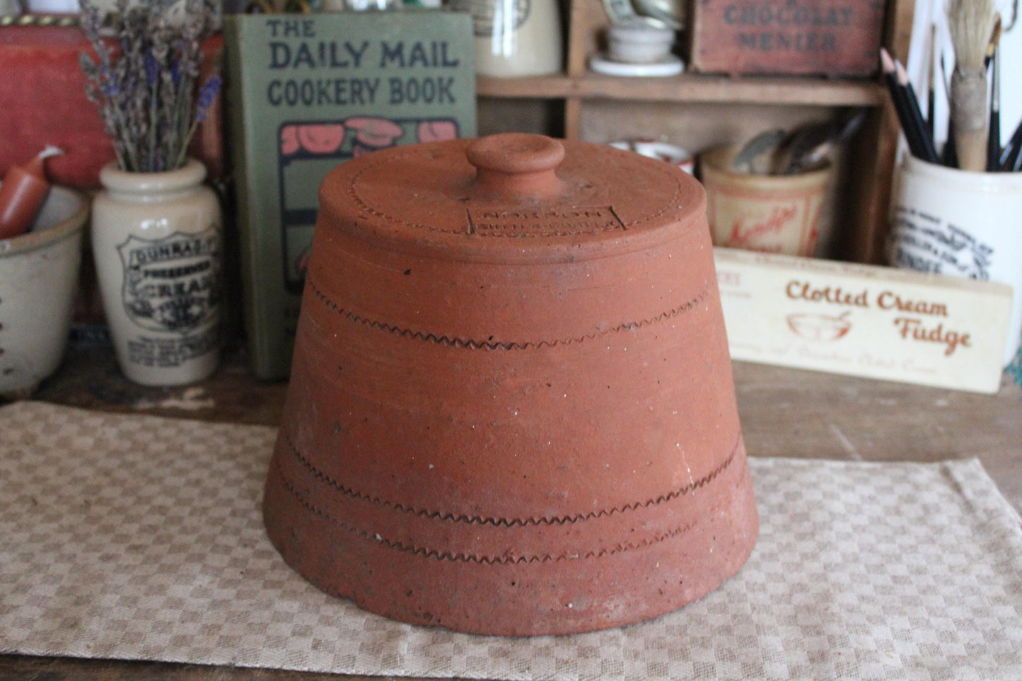 Rare Antique Rustic Milk Cooler - Antique Milk Bottle - Antique Advertising crock - Vintage Advertising Bottle  Ceramic Bottle - Milk Bottle