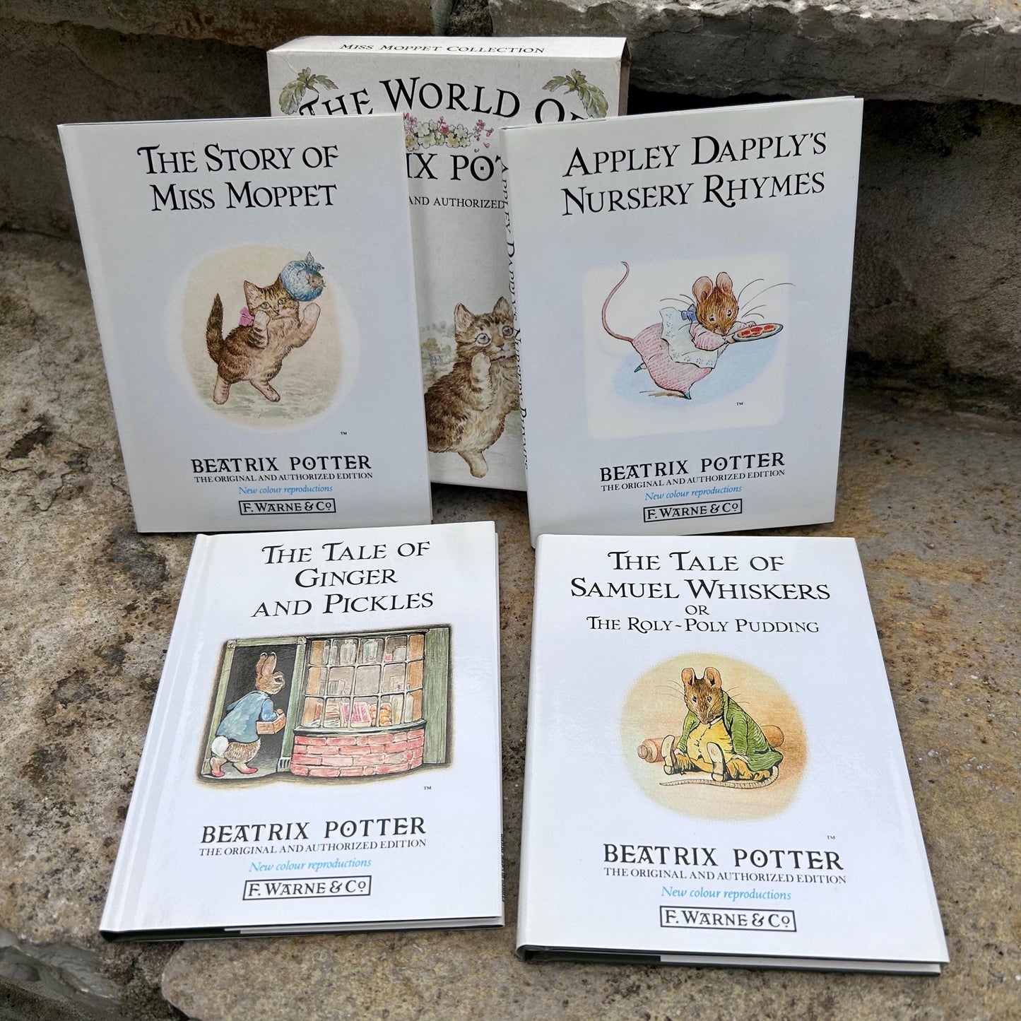 Vintage Beatrix Potter Books, Set of 4 Beatrix Potter Books, Vintage Beatrix Potter Books - Vintage Beatrix Potter Children&#39;s Books, Beatrix