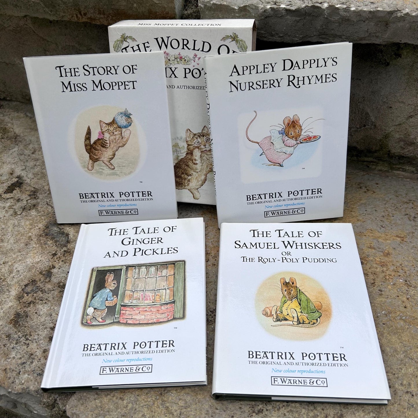 Vintage Beatrix Potter Books, Set of 4 Beatrix Potter Books, Vintage Beatrix Potter Books - Vintage Beatrix Potter Children&#39;s Books, Beatrix