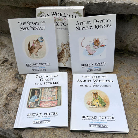 Vintage Beatrix Potter Books, Set of 4 Beatrix Potter Books, Vintage Beatrix Potter Books - Vintage Beatrix Potter Children&#39;s Books, Beatrix